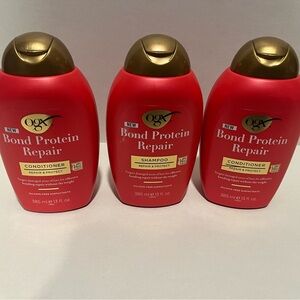 Bond Protein Repair Shampoo and Conditioner Set - Red and Gold